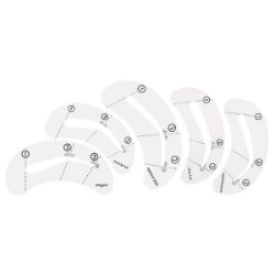 شابلون ابرو بی یو ست 5 عددی BeYu Eyebrow Stencil Set