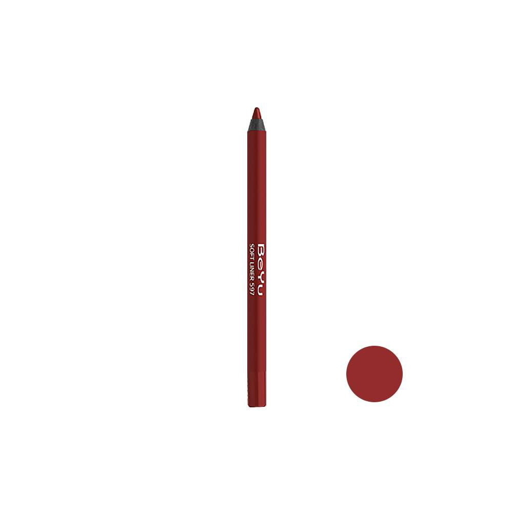 مداد لب بی یو مدل Soft Lip Liner 597