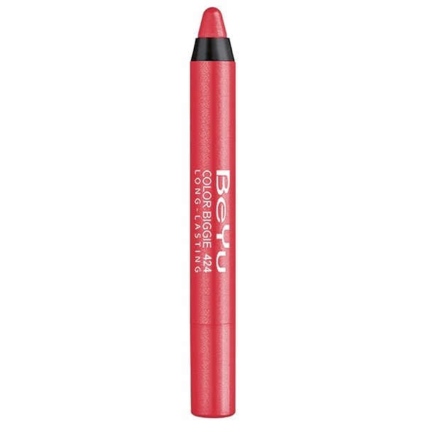 رژ لب مدادی 2 کاره بی یو BeYu Color Biggie for Lip and More Lipstick (کد رنگ 424)