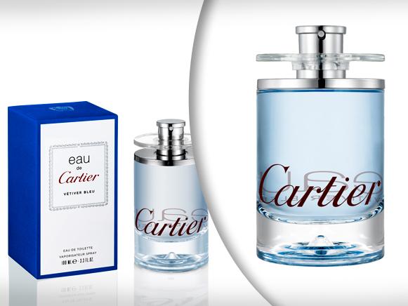 تصویر  ادو تویلت کارتیه مدل Eau de Cartier Vetiver Bleu حجم ۱۰۰ میلی لیتر