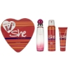 ست ادو تویلت زنانه شی لاو She Love Eau De Toilette For Women Gift Set 50ml