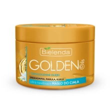 اسکراب بدن مرطوب کننده بیلندا مدل روغن طلایی