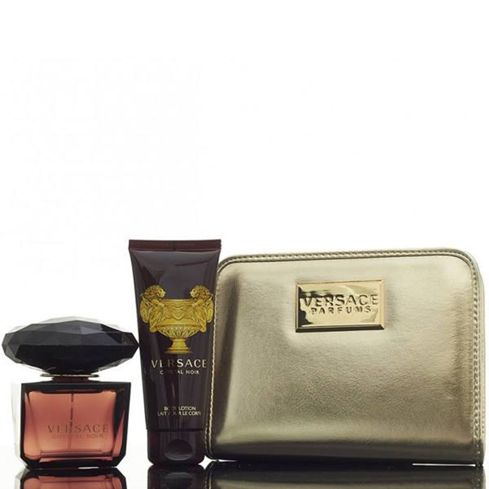 Versace Crystal Noir Eau De Toilette Gift Set For Women 90ml
