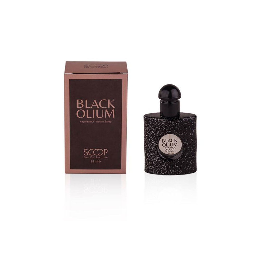 عطر جیبی زنانه اسکوپ مدل Black Olium حجم ۲۵ میلی لیتر