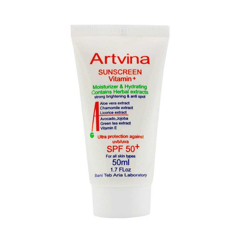 کرم ضد آفتاب و ضد لک آرت وینا مدل +Vitamine حجم 50 میلی لیتر
