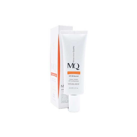 کرم ضد آفتاب ام کیو SPF50 مناسب پوست نرمال