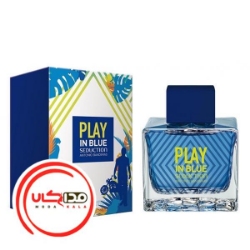 تصویر  عطر ادکلن آنتونيو باندراس پلي اين بلو سداکشن مردانه | Antonio Banderas Play In Blue Seduction For Men