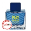 تصویر  عطر ادکلن آنتونيو باندراس پلي اين بلو سداکشن مردانه | Antonio Banderas Play In Blue Seduction For Men