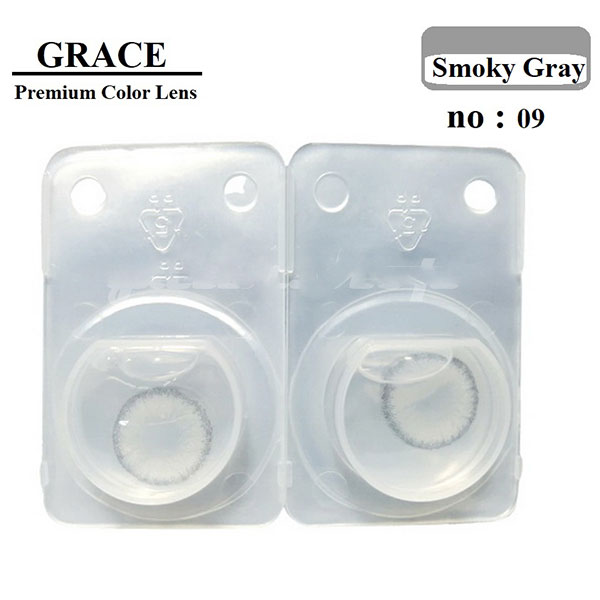 لنز رنگی گریس Smoky Gray شماره 09