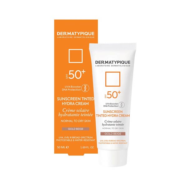 ضد آفتاب رنگی هیدرا پوست خشک +SPF50 درماتیپیک