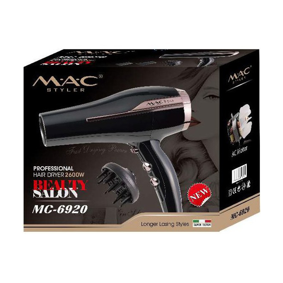 سشوار مک استایلر مدل MC-6920 توان 2600 وات