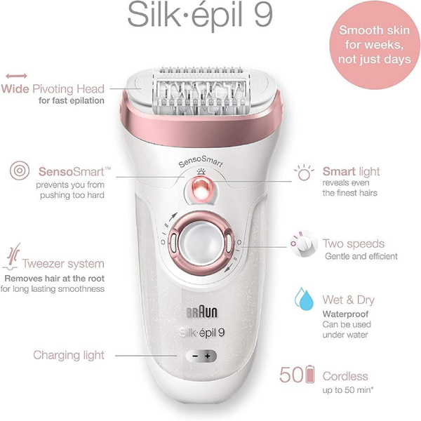 اپیلاتور براون مدل Braun Silk-épil 9-720