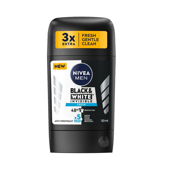 استیک ضد تعریق آقایان نیوا Nivea Black and White Fresh