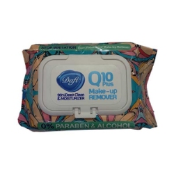 دستمال مرطوب دافی مدل پاکتی گلدار بسته 50 عددی