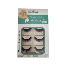 مجیک گیرل مژه رنگی 5 بعدی 3 جفتی C1	