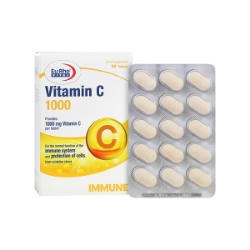 قرص ویتامین سی 1000 میلی گرم یوروویتال 60 عدد