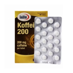 قرص کافئین یوروویتال 200 میلی گرم