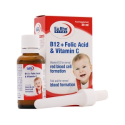 قطره ب12 و فولیک اسید و ویتامین سی یوروویتال