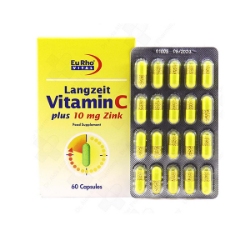 کپسول ویتامین ث و روی 5 میلی گرم یوروویتال