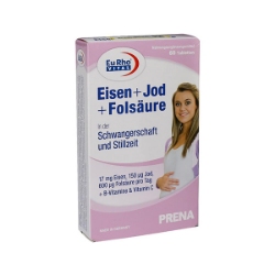 قرص ید و اسید فولیک و آهن یوروویتال