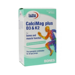 قرص کلسی مگ پلاس د3 و کا2 یوروویتال