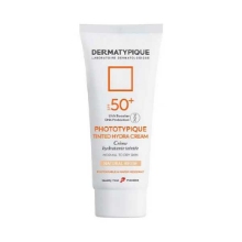 ضد آفتاب رنگی درماتیپیک  SPF50 مناسب پوست خشک طبیعی حجم 50 میلی لیتر