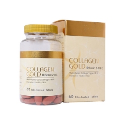 قرص کلاژن گلد بیوتین و ویتامین سی آدریان