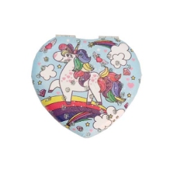 آينه دو طرفه نگين دار قلبی