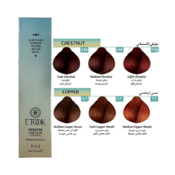 رنگ مو ايتوک سري  بلوطي و سري مسي