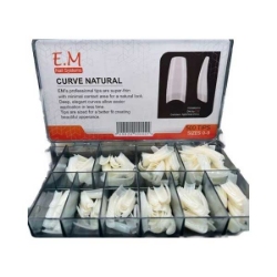 تيپ ناخن اي ام E.M بسته 500 عددی