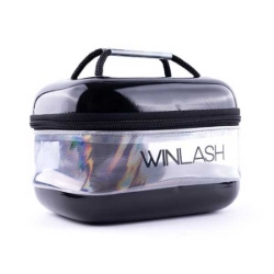 کیف لوازم آرایشی ورنی مشکی وین لش