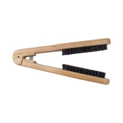 برس دو طرفه کراتين چوبی