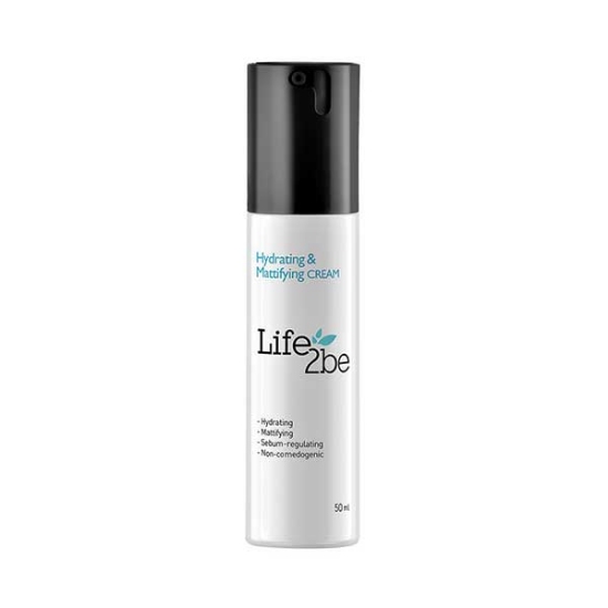 کرم آبرسان و مات کننده لایف توبی مخصوص پوست چرب حجم 50 میلی لیتر