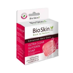 صابون گلیسیرین بیو اسکین مدل اولترا کلیر حاوی جوجوبا  وزن 100 گرم