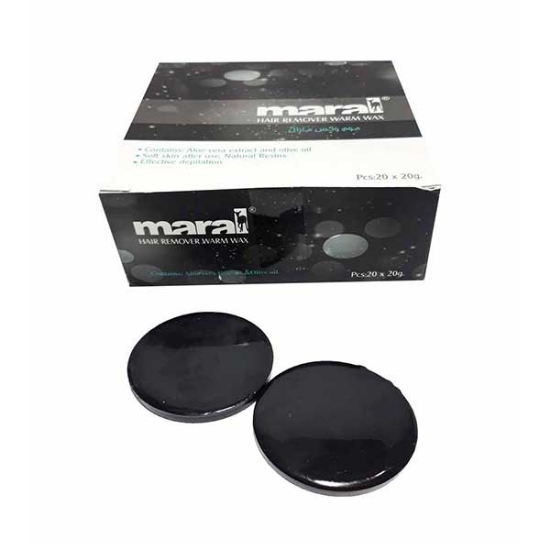 موم وکس سکه ای ذغال مارال وزن 20 گرم