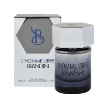 ادکلن مردانه brandini مدل LHOMME LIBRE با رایحه ysl LHOMME LIBRE حجم 33 میلی لیتر