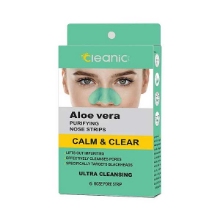 چسب بینی کلینیک cleanic مدل آلوئه ورا بسته 6 عددی