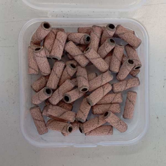 پک سر سوهان کاغذی کوچک درجه زبری 120بسته 50 عددی