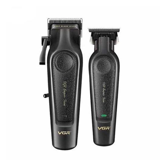 ست ماشین اصلاح و خط زن  وی جی آر  مدل V-197 & 995
