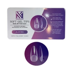 تیپ ژلیکس منقاری Young Nails pro بسته 360 عددی
