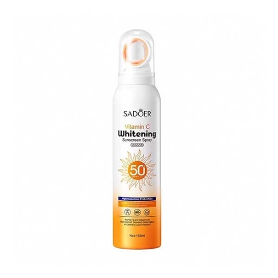 اسپری ضد آفتاب SPF50 ویتامین سی سادورSadoer حجم 150 میلی لیتر