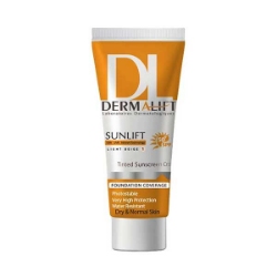 کرم ضد آفتاب رنگی spf50 درمالیفت مدل لایت بژ حجم 40 میلی لیتر